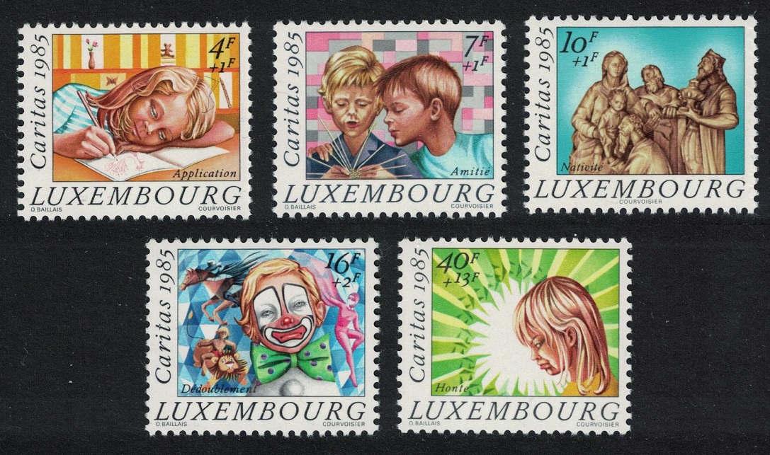 Luxembourg Christmas 5v 1985 MNH SG#1168-1172 MI#1138-1142