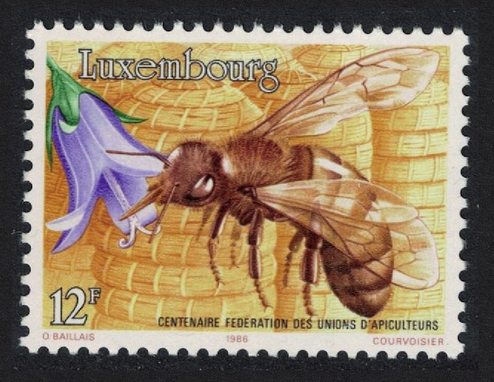 Luxembourg Bee on Flower Beekeepers 1986 MNH SG#1177 MI#1148