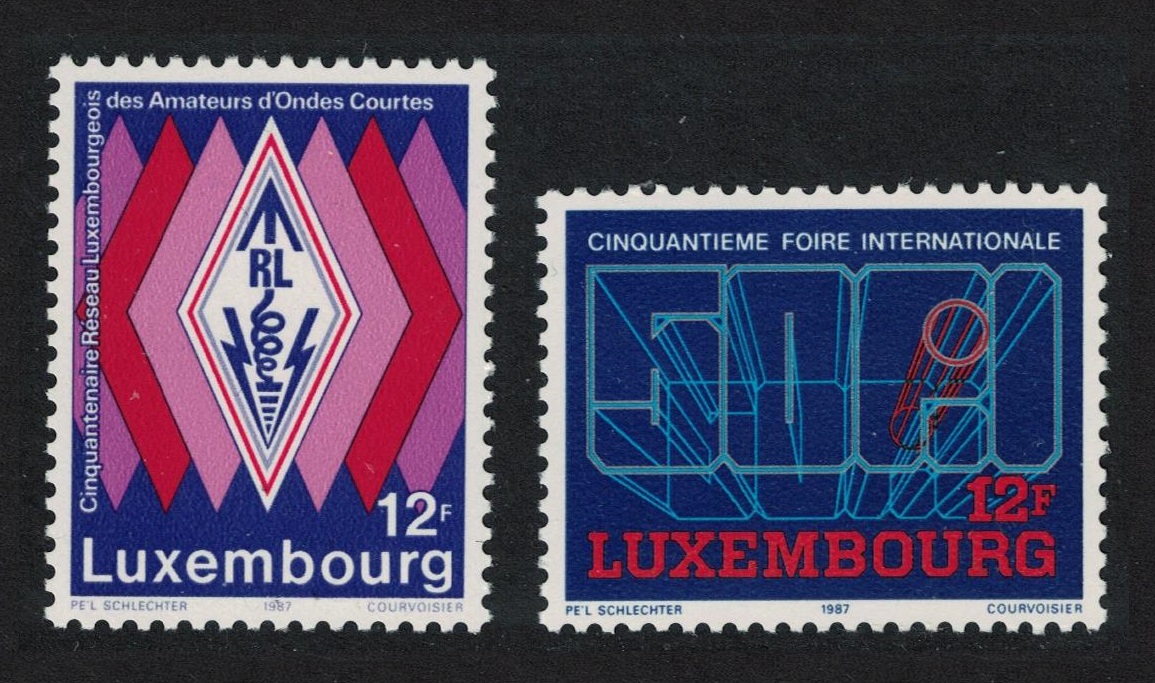 Luxembourg Anniversaries 2v 1987 MNH SG#1201-1202 MI#1172-1173