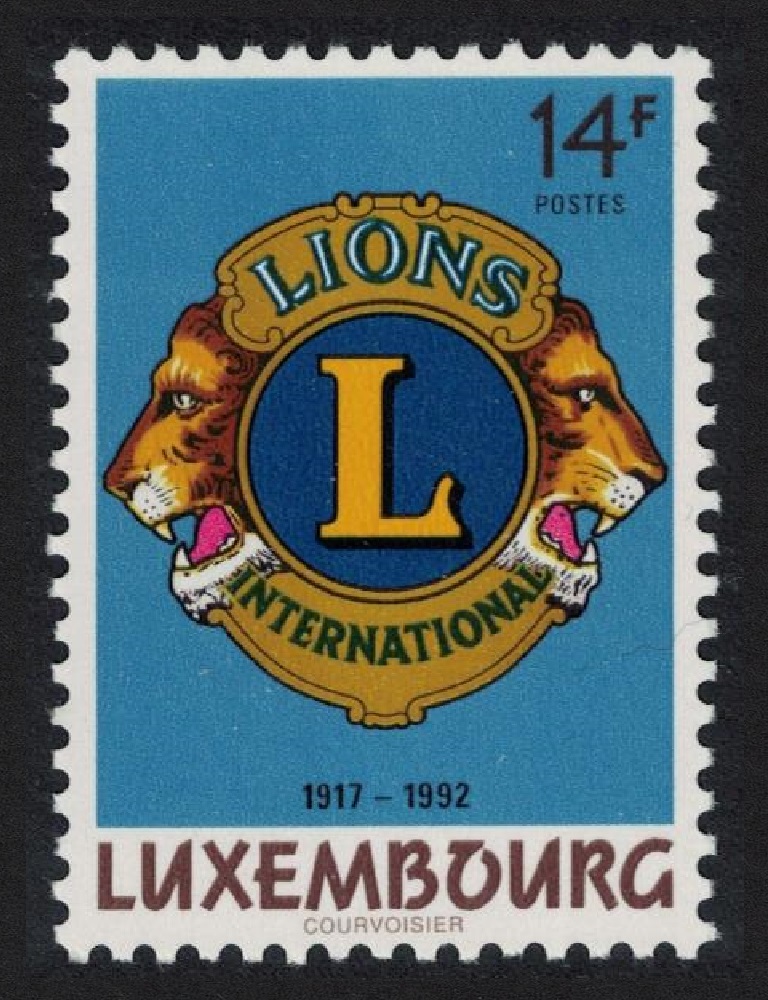 Luxembourg Lions International 1992 MNH SG#1315 MI#1295