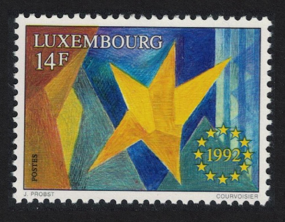 Luxembourg Single European Market 1992 MNH SG#1319 MI#1305