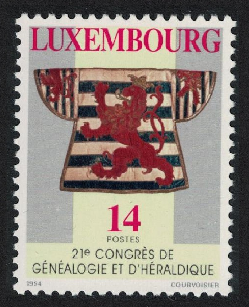 Luxembourg Genealogy 17th-century Herald&#39;s Tabard 1994 MNH SG#1371 MI#1342