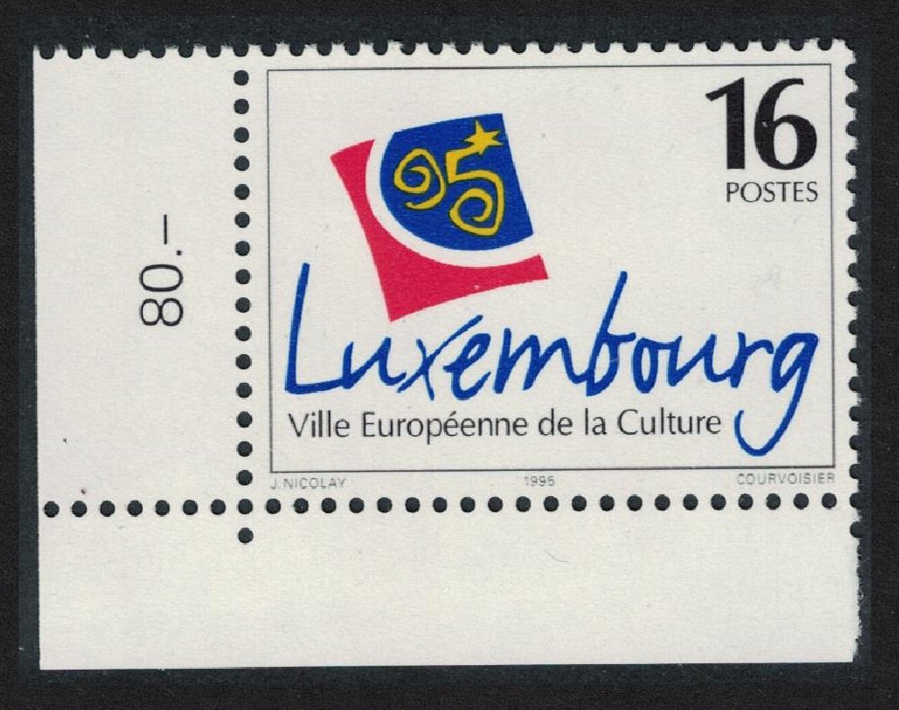 Luxembourg European City of Culture Emblem Corner 1995 MNH SG#1394 MI#1367