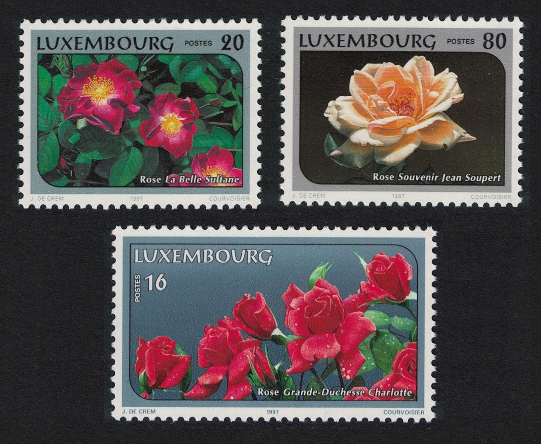 Luxembourg Roses 3v 1997 MNH SG#1441-1443 MI#1411-1413