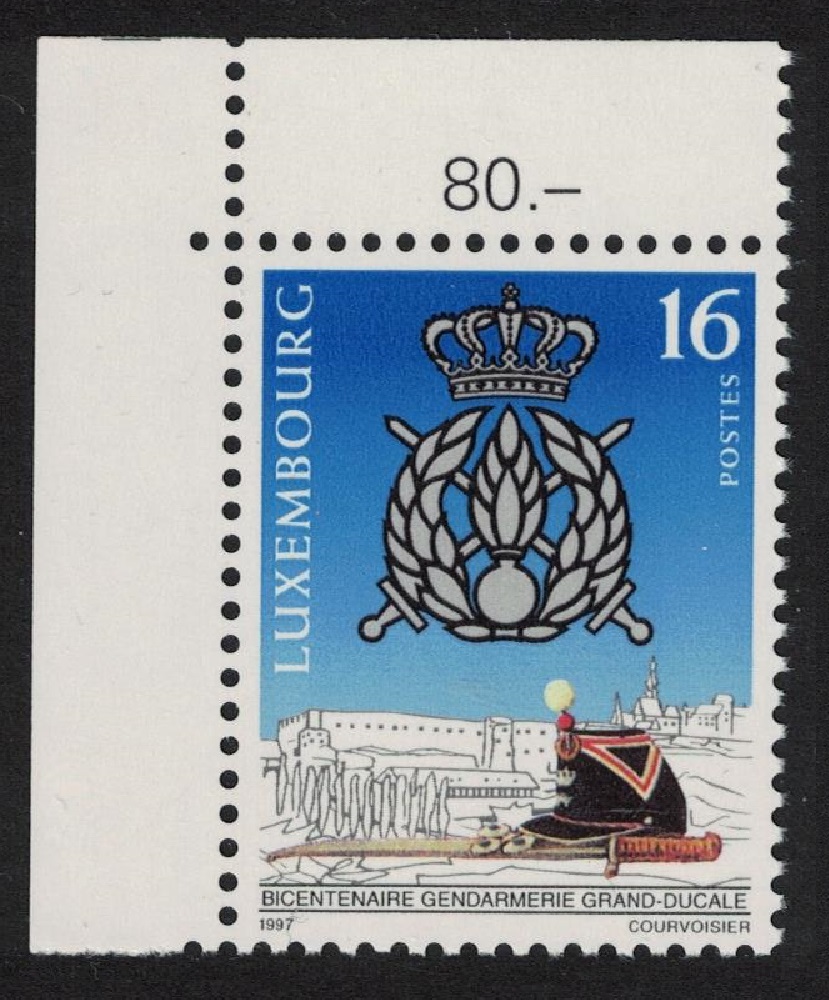 Luxembourg Grand Ducal Gendarmerie Corps Corner 1997 MNH SG#1444 MI#1420