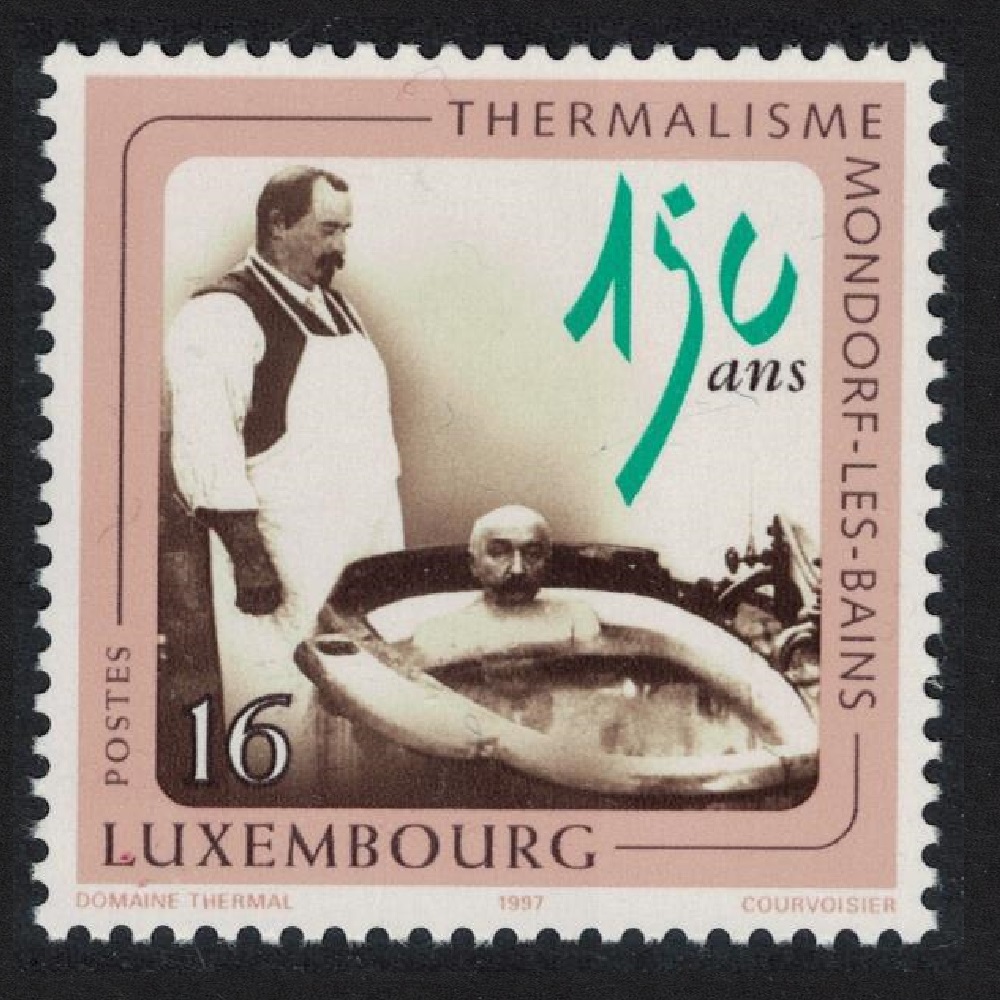 Luxembourg Bather and attendant Mondorf 1997 MNH SG#1446 MI#1422