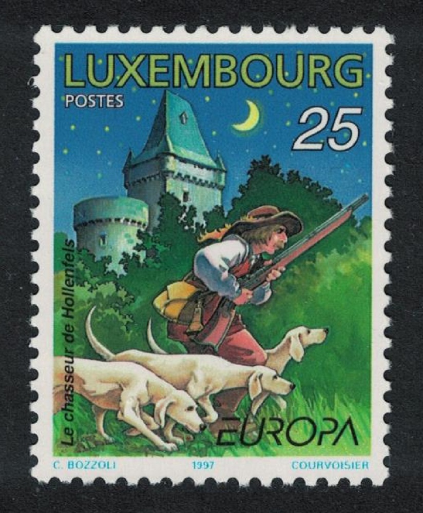 Luxembourg The Hunter of Hollenfels Dogs Tale 1997 MNH SG#1448 MI#1419