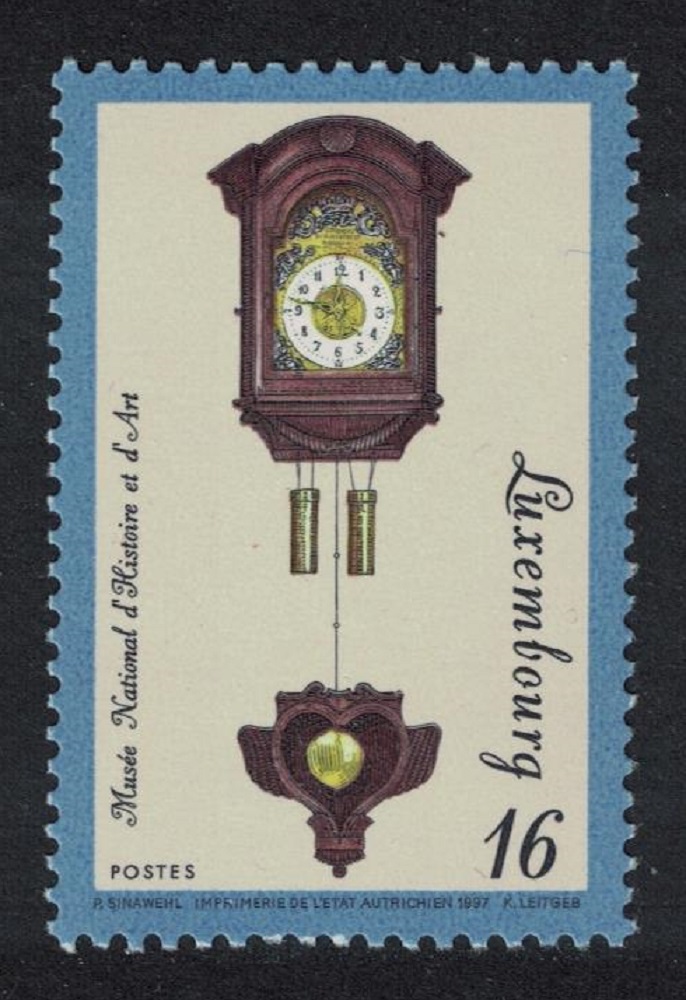 Luxembourg Wall Clock by Dominique Nauens [1816] 1997 MNH SG#1452 MI#1426