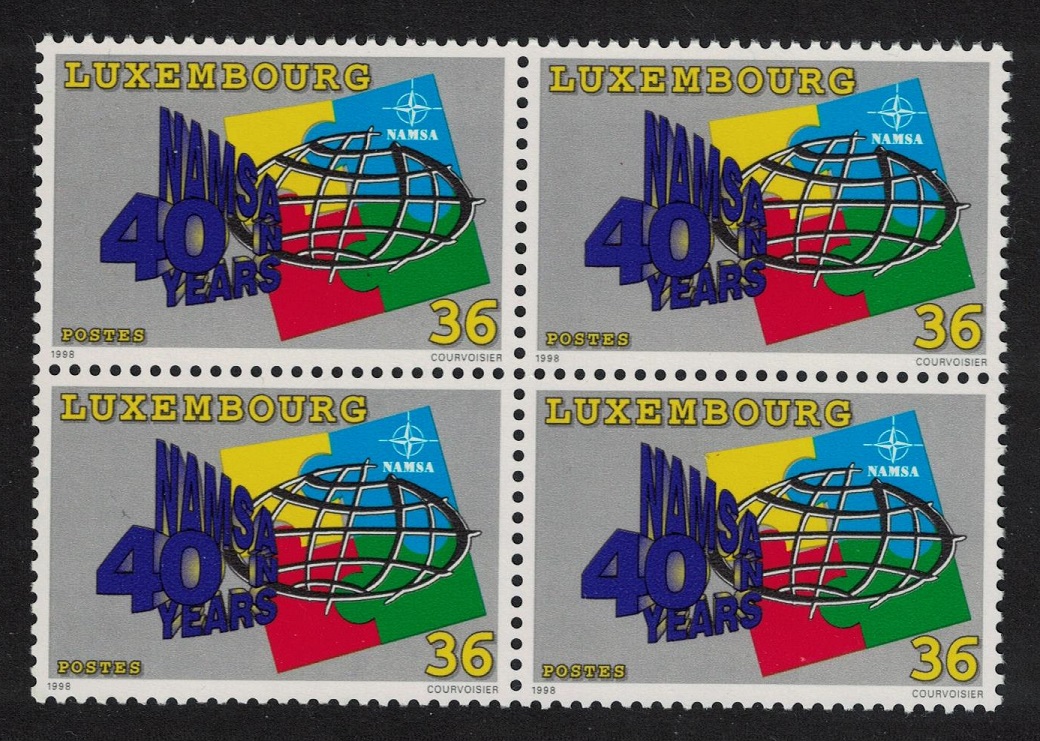 Luxembourg North Atlantic Supply Agency Block of 4 1998 MNH SG#1490 MI#1465