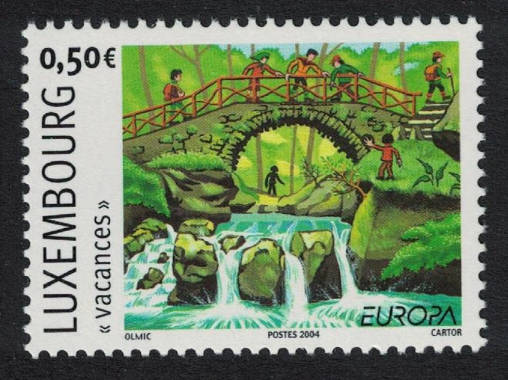 Luxembourg Hikers on Bridge Mullerthal 2004 MNH SG#1675 MI#1640