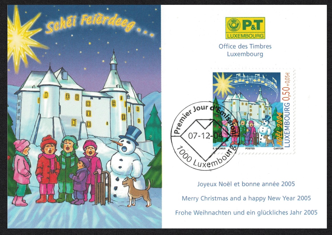 Luxembourg Christmas FDC 2004 SG#1687