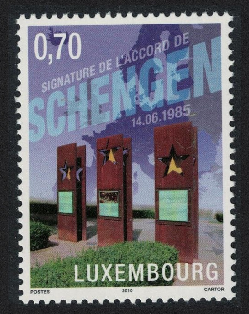 Luxembourg Schengen Accord 2010 MNH SG#1874 MI#1855