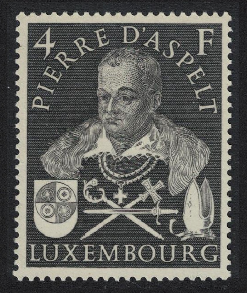 Luxembourg Pierre d&#39;Aspelt 1953 MNH SG#571 MI#516