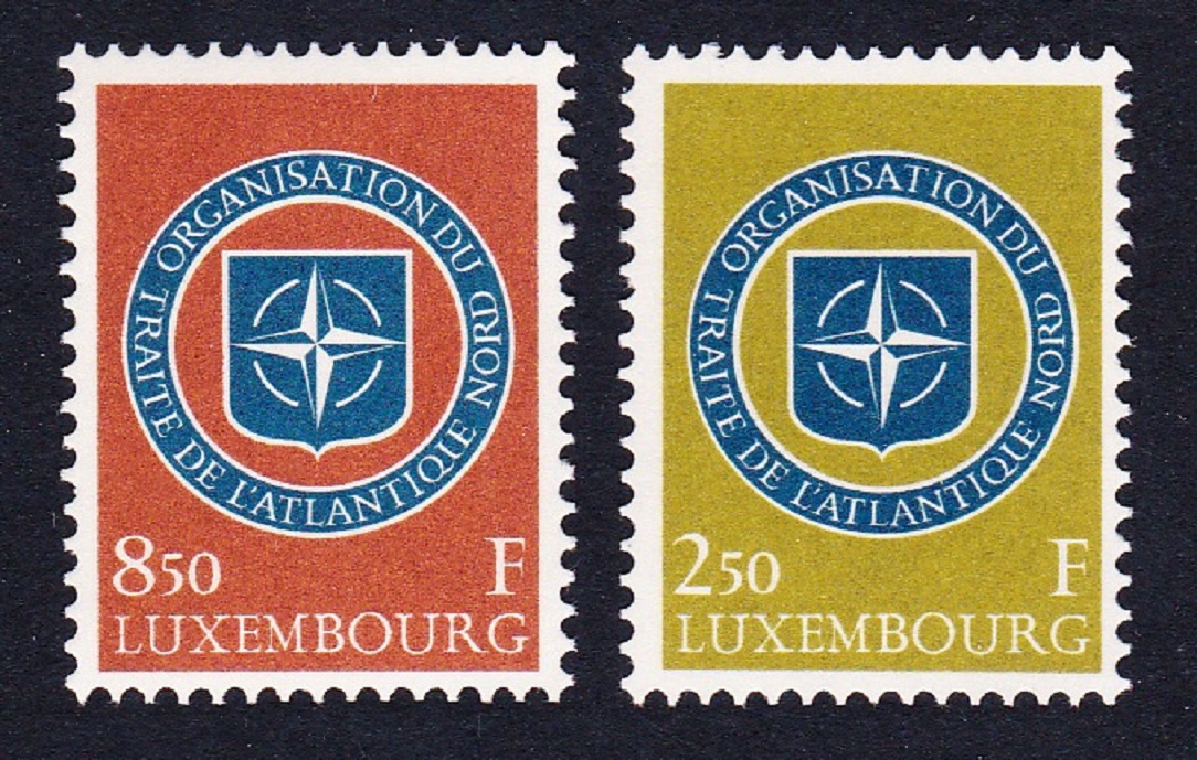 Luxembourg NATO 10th Anniversary 2v 1959 MNH SG#654-655 MI#604-605 Sc#349-350