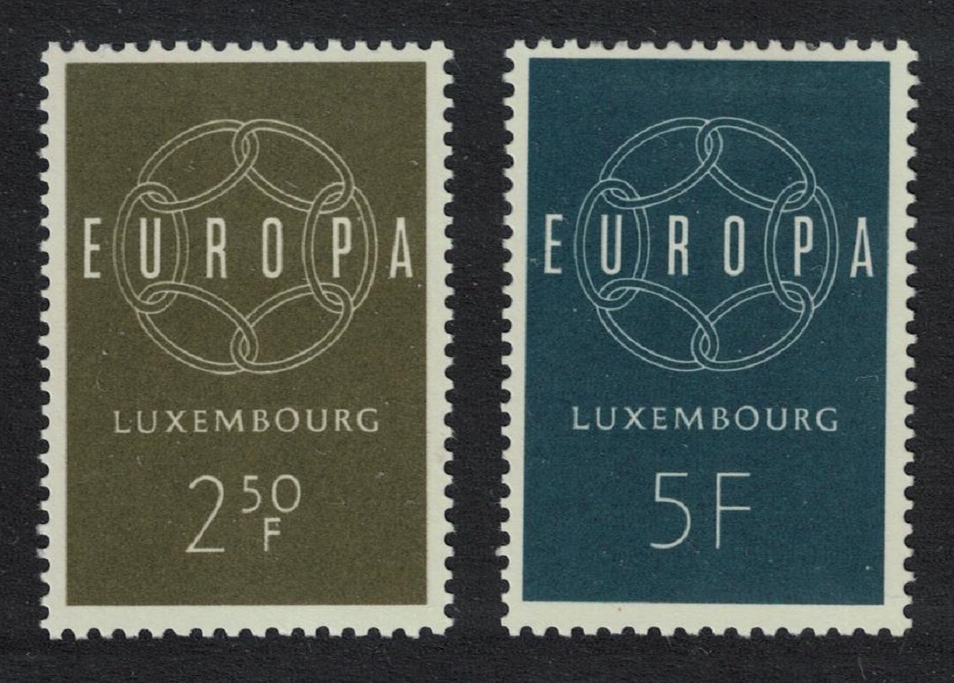 Luxembourg Europa 2v 1959 MNH SG#659-660 MI#609-610