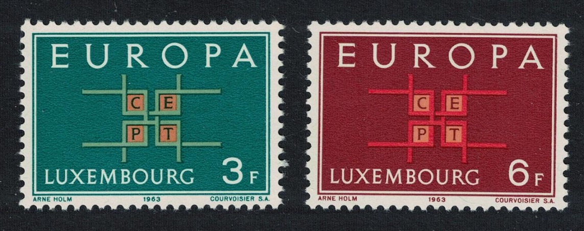 Luxembourg Europa 2v 1963 MNH SG#730-731