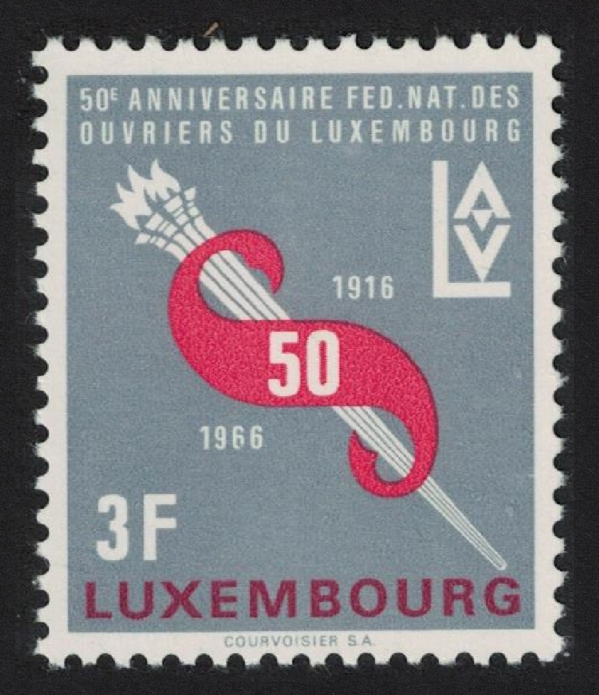 Luxembourg Workers&#39; Union 1966 MNH SG#777 MI#723