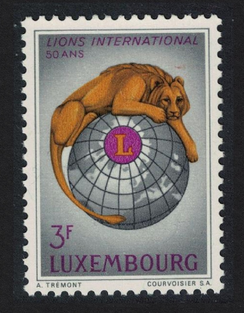 Luxembourg Lion Lions International 1967 MNH SG#800