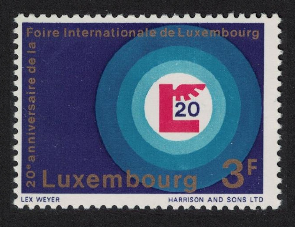 Luxembourg International Fair Block of 4 1968 MNH SG#824 MI#774