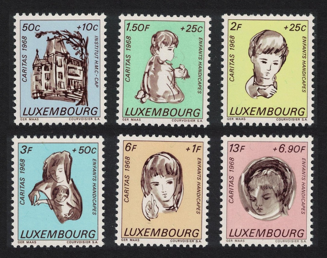 Luxembourg Christmas Disabled Children 6v 1968 MNH SG#829-834 MI#779-784