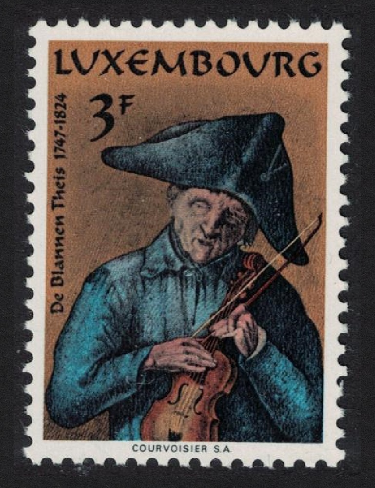 Luxembourg Mathias Schou folk singer 1974 MNH SG#930 MI#886