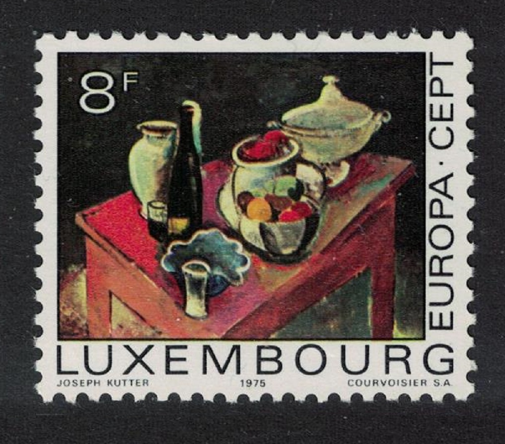 Luxembourg &#39;Still Life&#39; Painting by J. Kutter 1975 MNH SG#949 MI#905