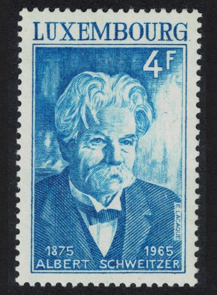 Luxembourg Dr Albert Schweitzer medical missionary 1975 MNH SG#951 MI#908