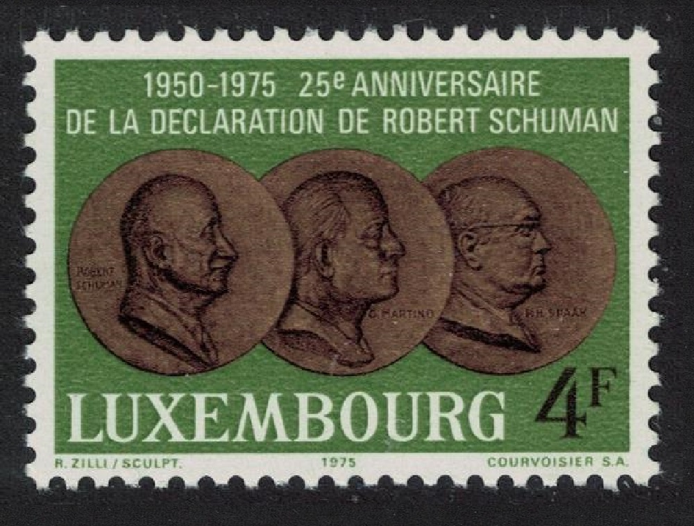 Luxembourg European Unity Declaration Block of 4 1975 MNH SG#952 MI#909