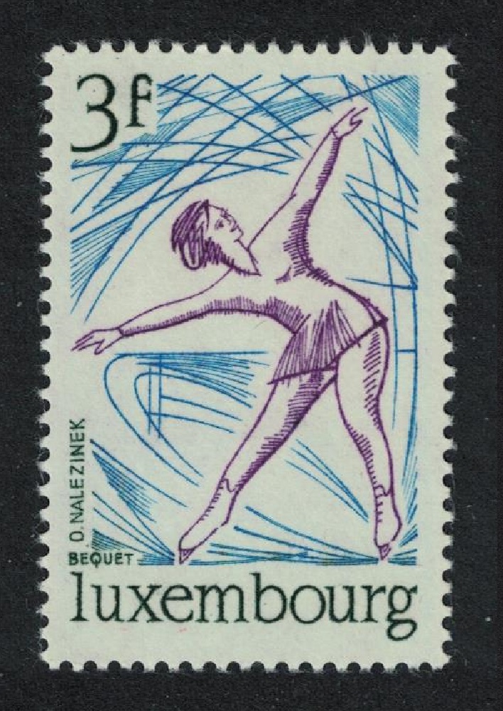 Luxembourg Ice Skating 1975 MNH SG#954 MI#911