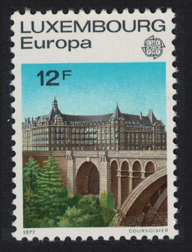 Luxembourg Grand Duke Adolphe railway bridge 1977 MNH SG#986 MI#946