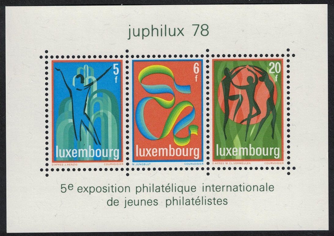 Luxembourg Juphilux 78 Junior International Philatelic Exhibition MS 1978 MNH SG#MS1003