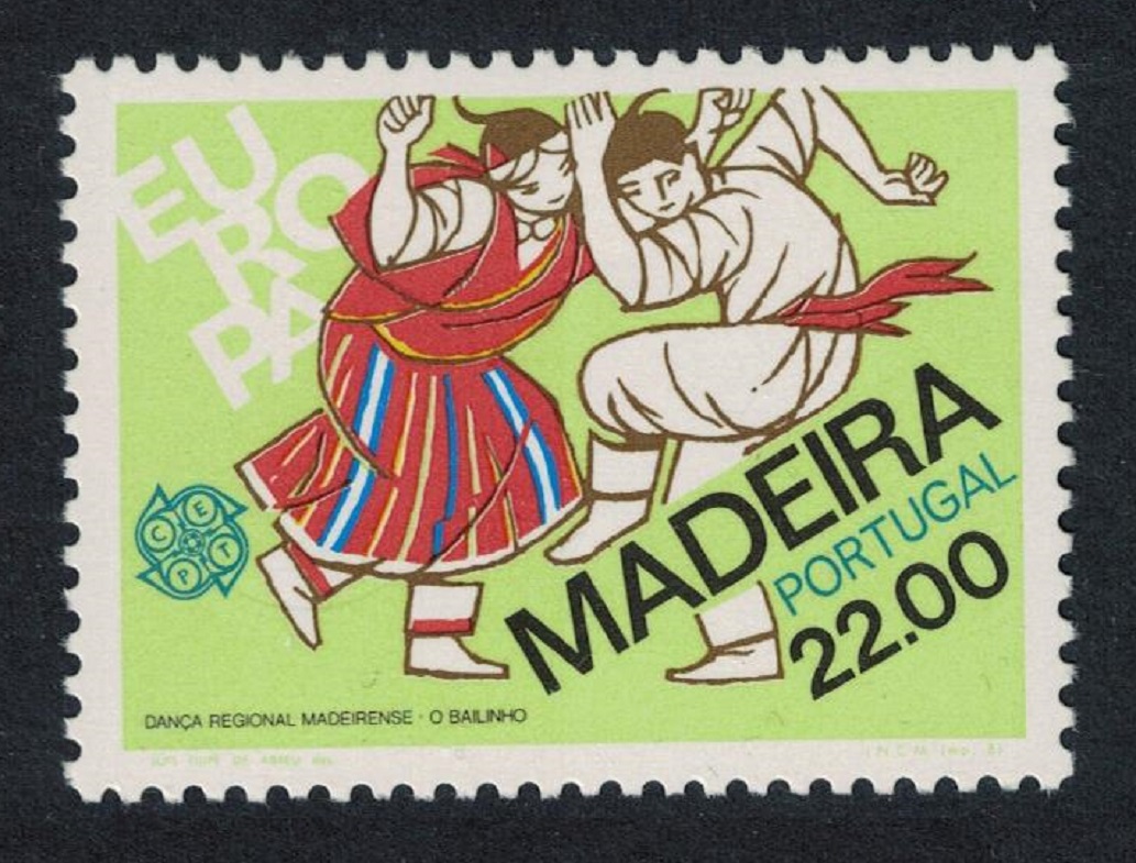 Madeira Bailinho Folk dance Europa 1981 MNH SG#178