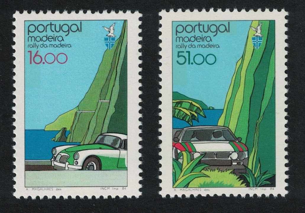 Madeira Sport Cars Madeira Rally 2v 1984 MNH SG#208-209