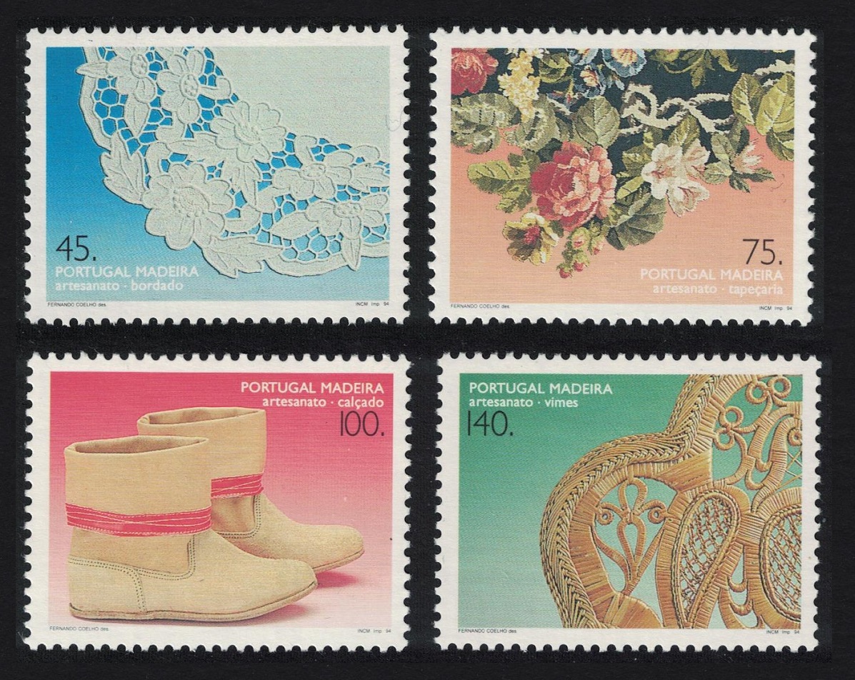 Madeira Traditional Crafts 1st series 4v 1994 MNH SG#295-298