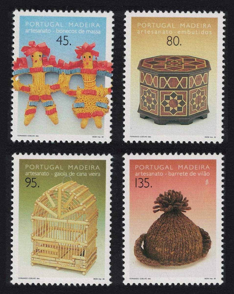 Madeira Traditional Crafts 2nd series 4v 1995 MNH SG#301-304