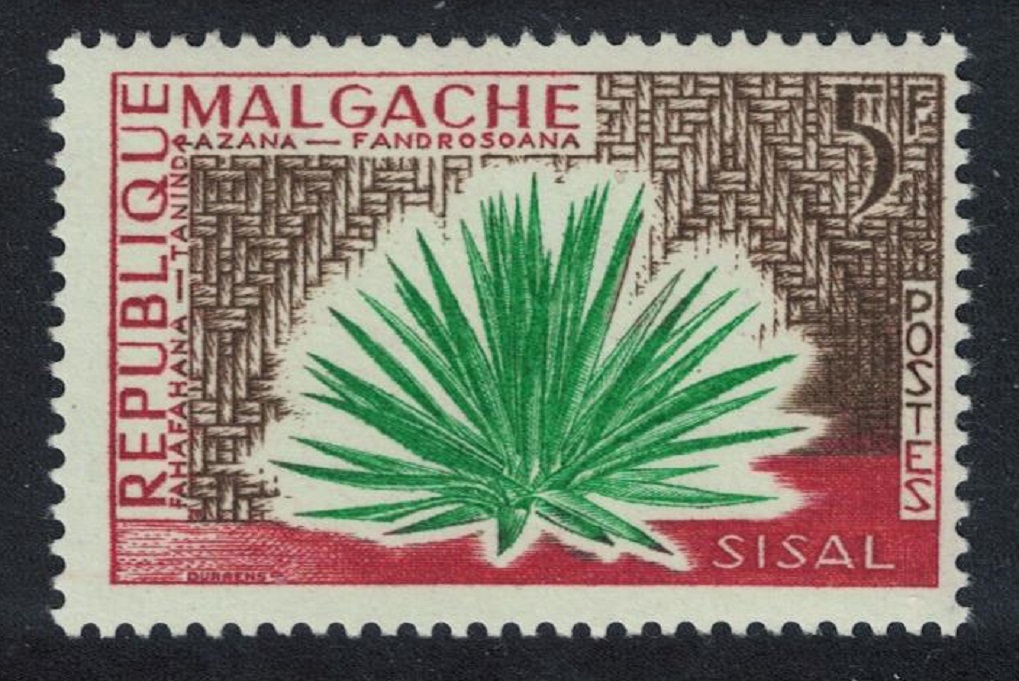 Malagasy Republic Sisal 5f 1960 MNH SG#12