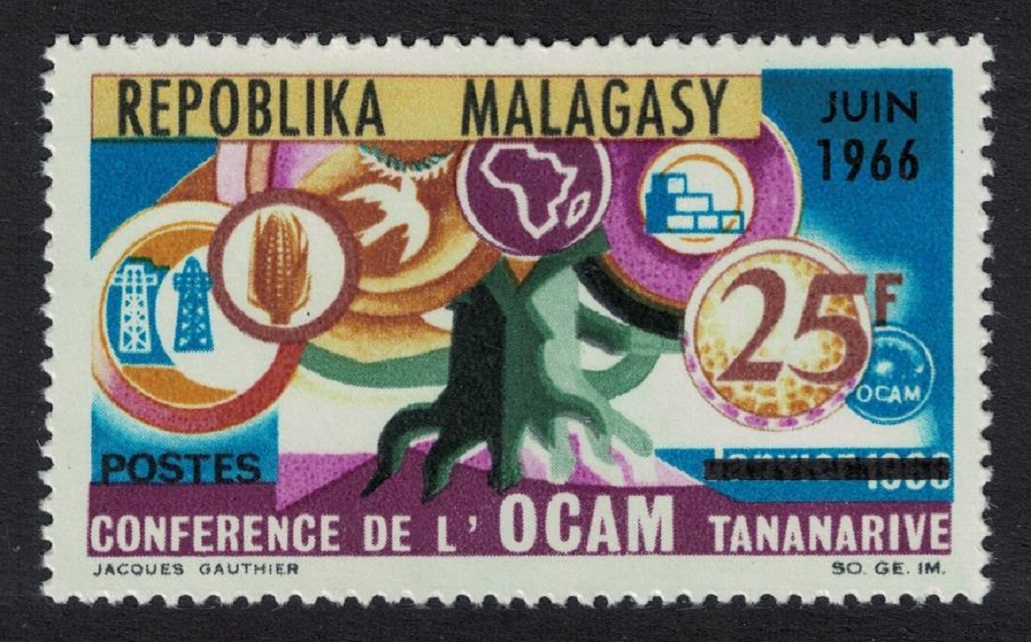 Malagasy Republic OCAM Conference Tananarive 1966 MNH SG#122 Sc#387