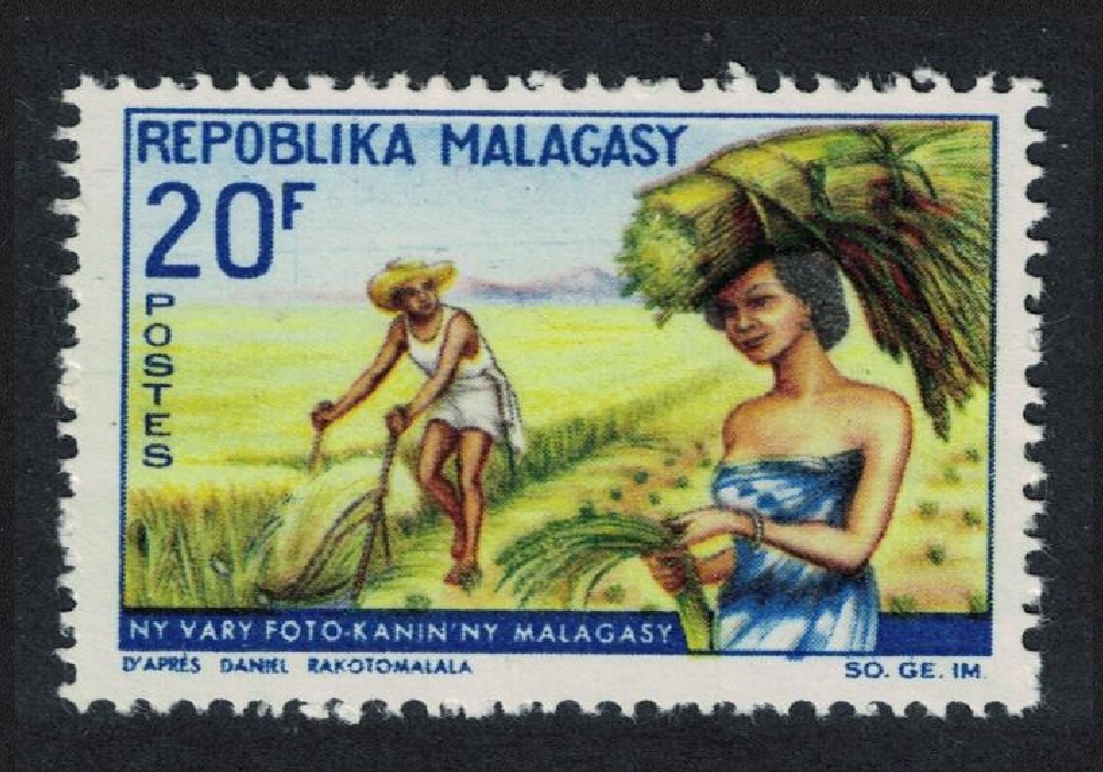 Malagasy Republic International Rice Year 1967 MNH SG#126