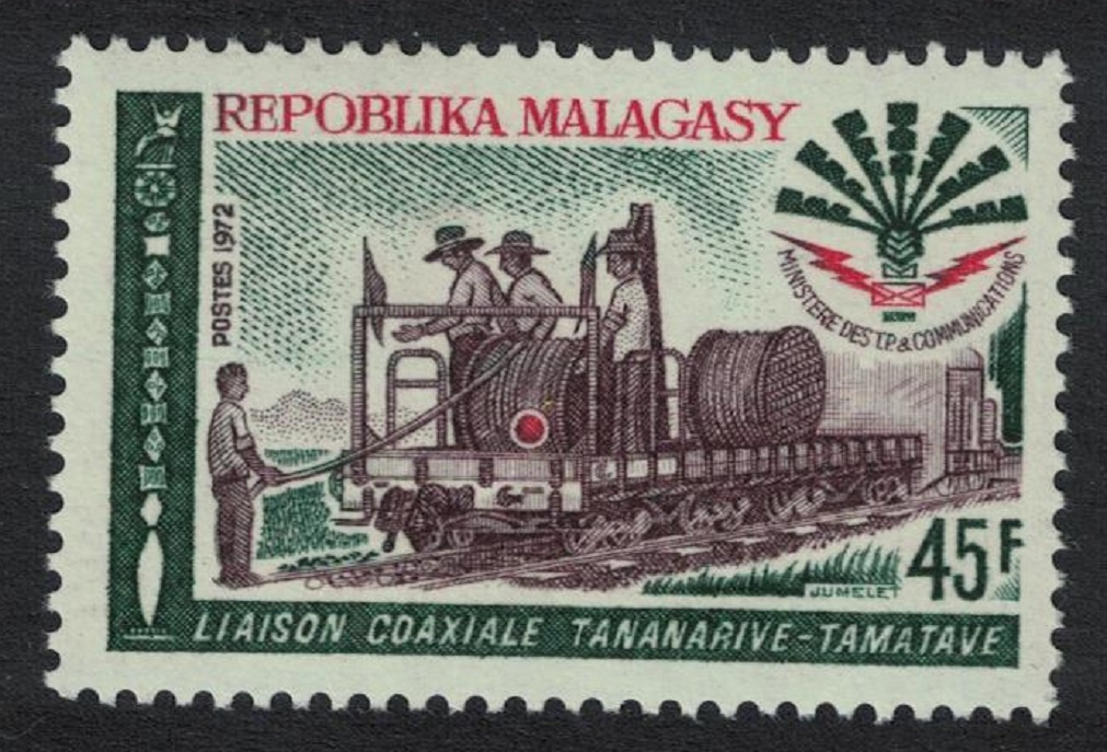 Malagasy Republic Co-axial Cable Link Tananarive - Tamatave 1972 MNH SG#210 Sc#464