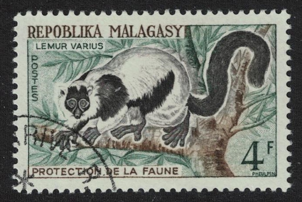 Malagasy Republic Lemurs 4Fr 1961 Canc SG#30 MI#468