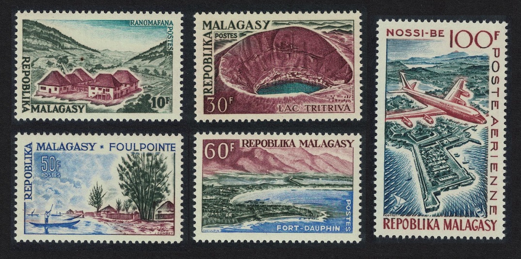 Malagasy Republic Tourist Publicity 5v 1962 MNH SG#40-44