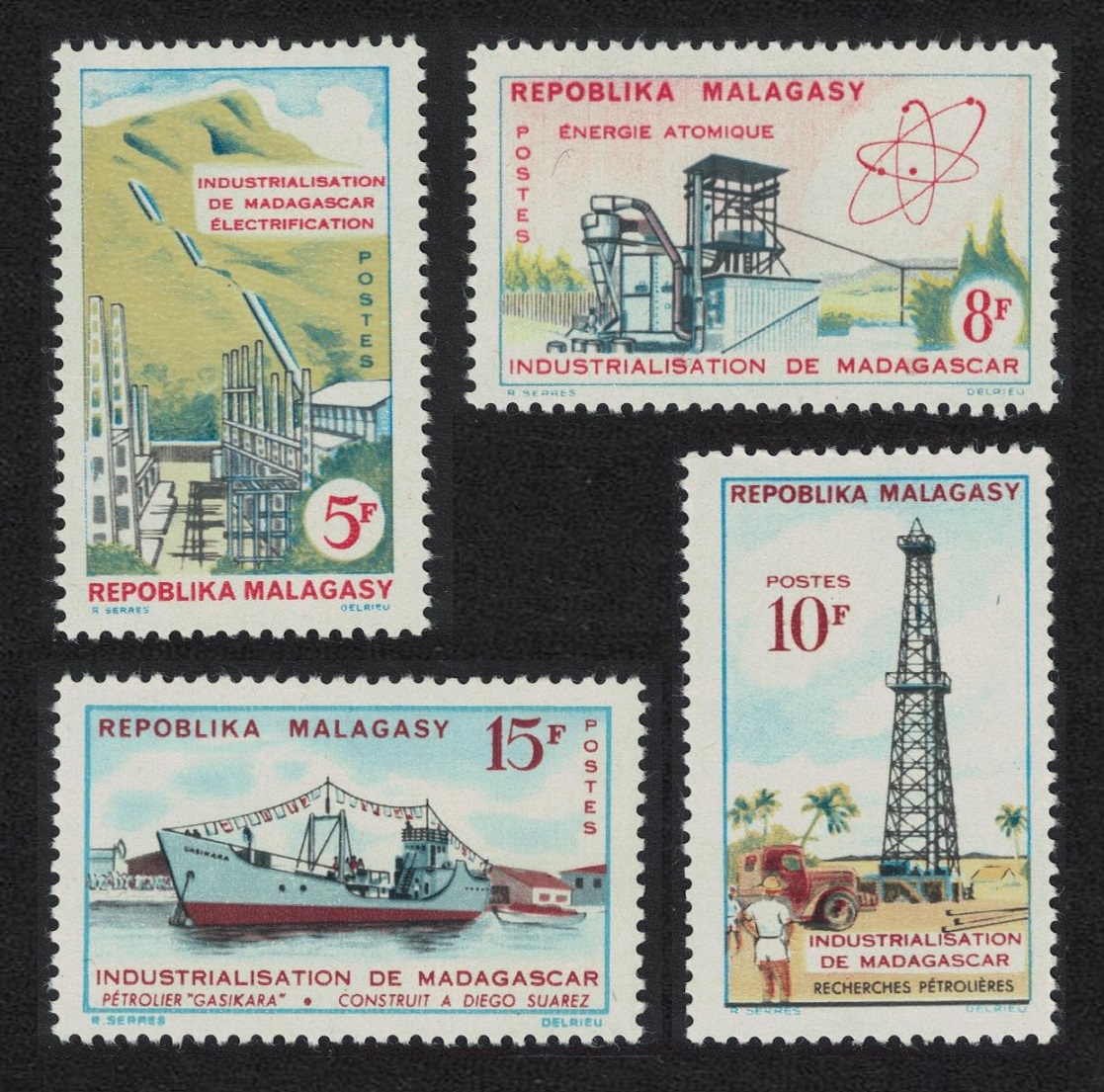 Malagasy Republic Malagasy Industrialisation 4v 1962 MNH SG#48-51