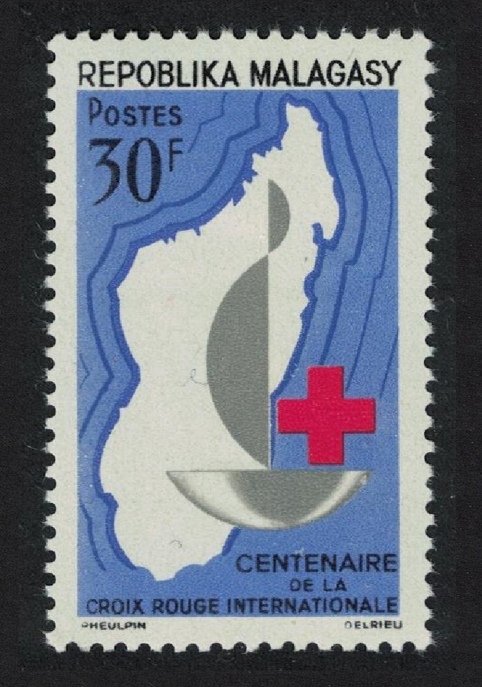 Malagasy Republic Red Cross Centenary 1963 MNH SG#67