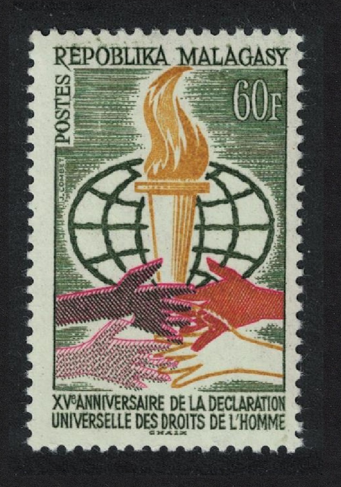 Malagasy Republic Declaration of Human Rights 1963 MNH SG#78