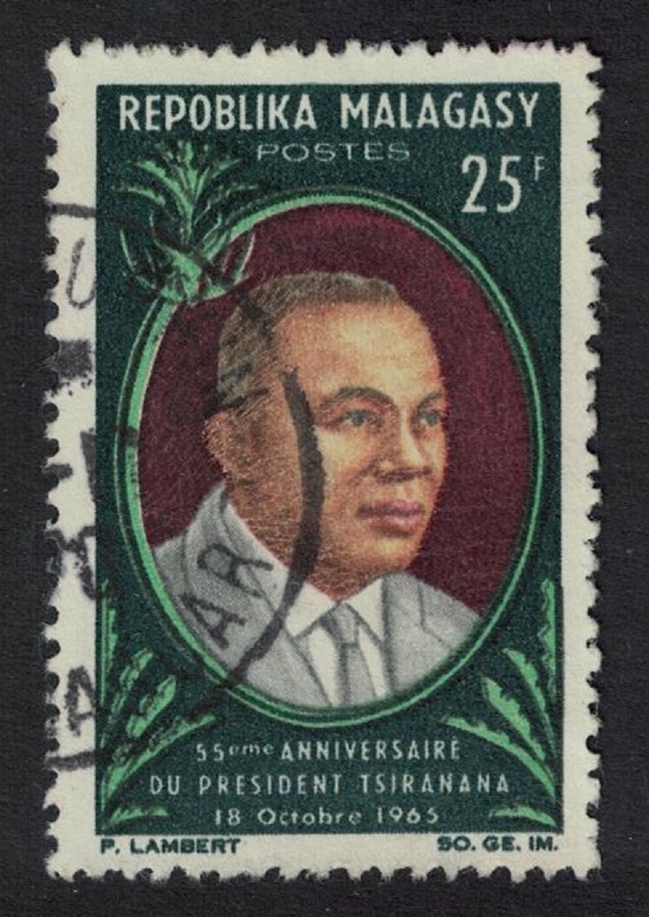 Malagasy Republic President Tsiranana 1965 Canc SG#99 Sc#370