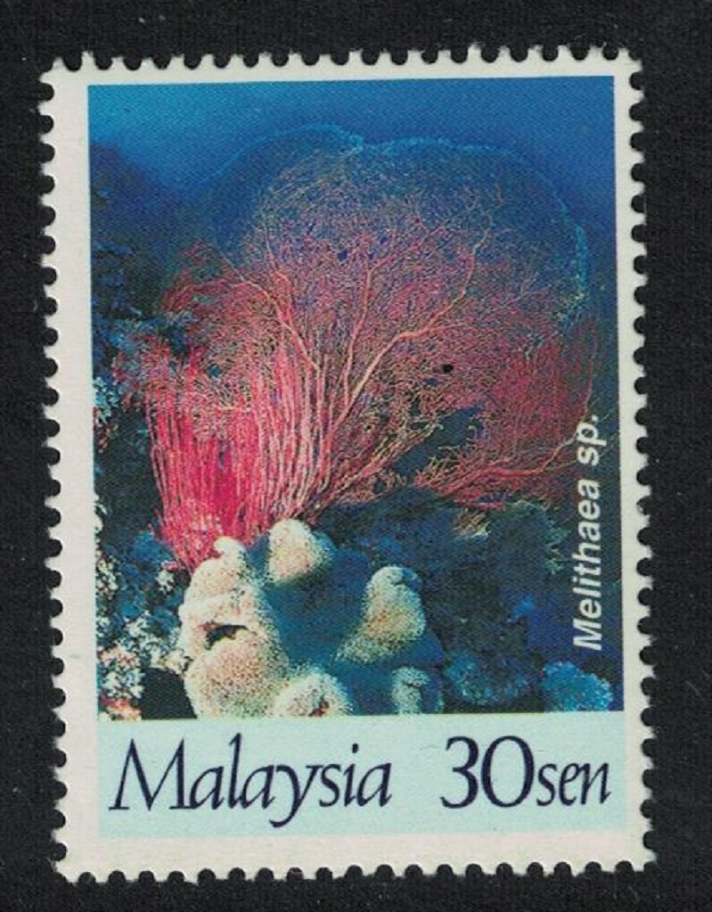 Malaysia Coral &#39;Melithaea sp.&#39; 30sen 1997 MNH SG#659