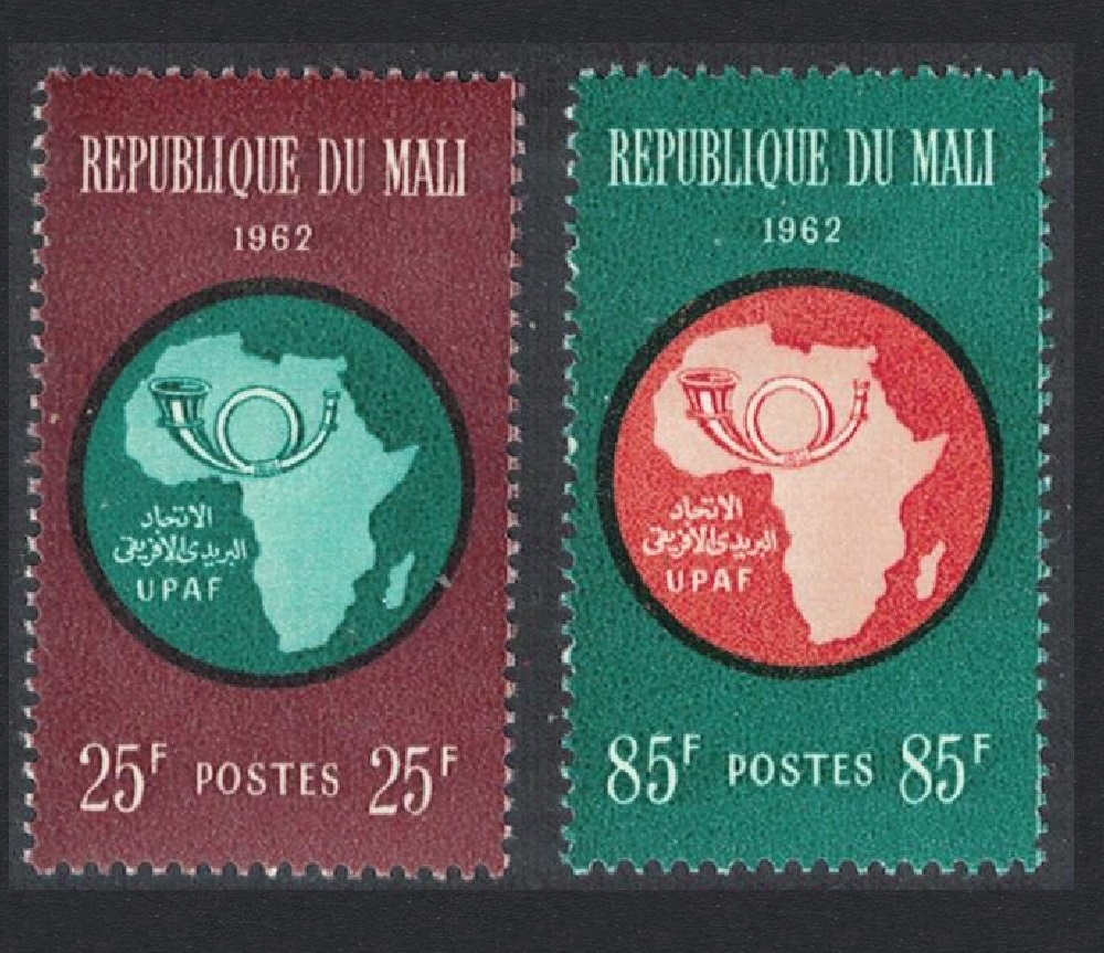 Mali African Postal Union Commemoration 2v 1962 MNH SG#51-52