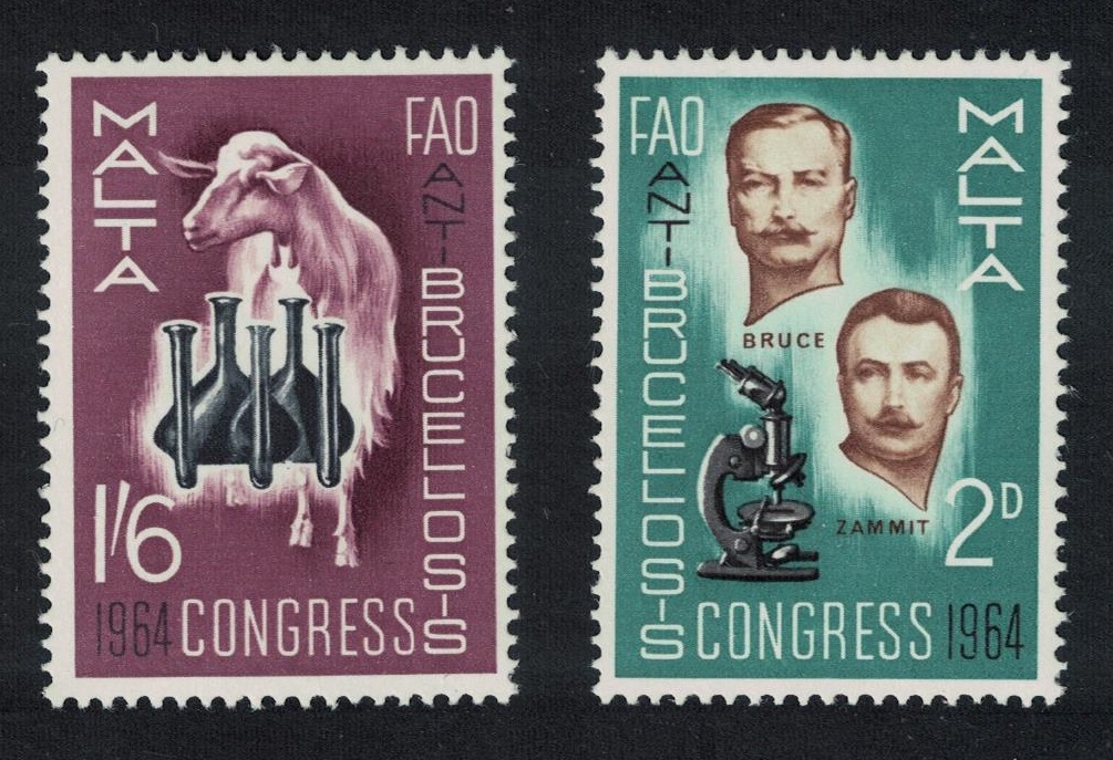 Malta Anti-brucellosis Congress 2v 1964 MNH SG#316-317 Sc#298-299