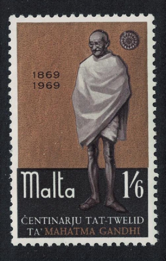 Malta Birth Centenary of Mahatma Gandhi 1969 MNH SG#415 Sc#397