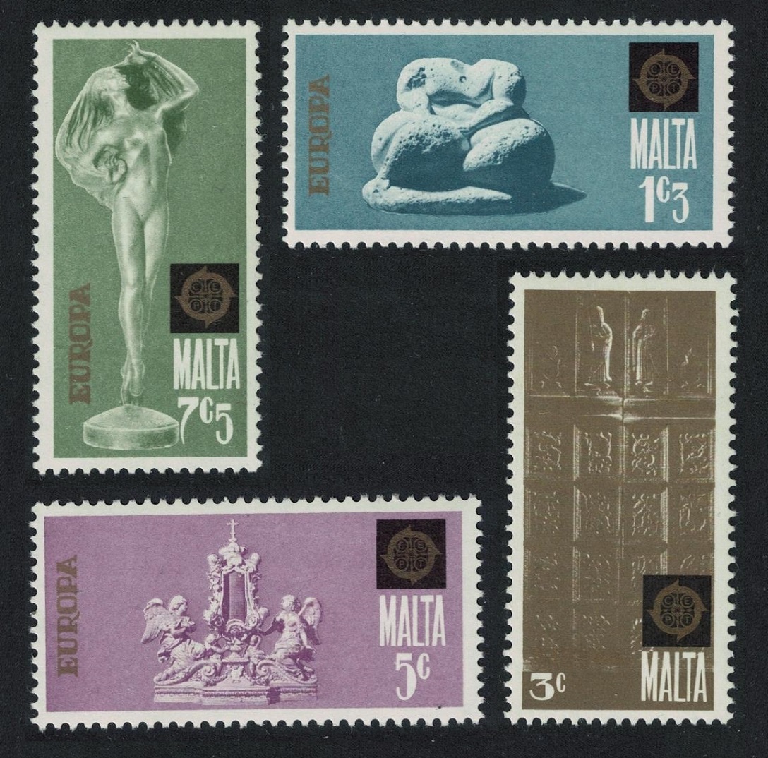 Malta Sculptures Europa CEPT 4v 1974 MNH SG#523-526 Sc#480-483